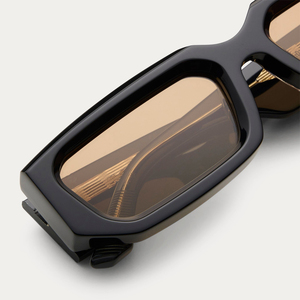 Gafas de Sol Retro Polarizadas con Montura Rectangular de Acetato, Protección UV400, Diseño de Marca para Hombre y Mujer, Logotipo Personalizado - Product Image 4