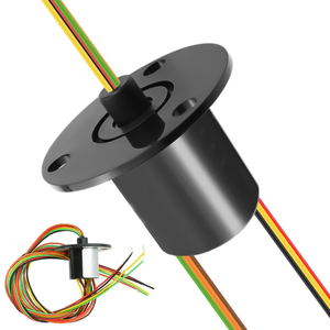 Aismartlink 3 dây điện trượt Vòng Collector, 250 vòng/phút 15A <span class=keywords><strong>Mini</strong></span> trượt vòng 3 dây cho tuabin gió Máy phát điện - Product Image 1