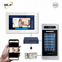 Videoportero Tuya 1080p con Intercomunicador Bidireccional, Pantalla LCD TFT de 10 Pulgadas, Pantalla Táctil de 7 Pulgadas, Resistente al Agua, Fácil Instalación, Garantía de 2 Años, Tuya