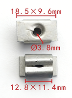 Écrou d'expansion multifonctionnel à enfoncer 152126 pour pièces automobiles GM, clips métalliques, attaches automobiles, attaches en plastique