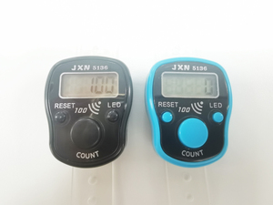 LED Finger Tally Counter digitale elettronico Tasbeeh contatori pista giro portatile Clicker con anello cifre Display regalo - Product Image 5