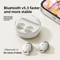 Écouteurs sans fil Q26 ultra-compactes pour dormeurs latéraux, Bluetooth 5.0, à faible latence, avec suppression du bruit