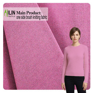 Tissu tricoté à une face 100% polyester 180 g/m² pour sweat-shirt doux - Product Image 1