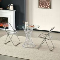 Chaise longue pliante d'extérieur, chaise de salle à manger en plastique durable, chaises de jardin d'extérieur, chaises pliantes blanches pour événements