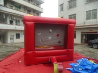 WINSUN Factory Jeu de tir gonflable de type Nerfwall pour carnaval, avec cible flottante et tir sur cible gonflable