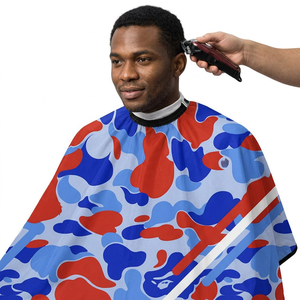 Capes de Coiffeur Professionnelles Personnalisées avec Logo, Accessoires de Barbier, Capes de Protection Élastiques Surdimensionnées Style Burberry pour Stylistes - Product Image 3