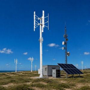 Generador Eólico de Eje Vertical Tipo H de 50KW, Aspas de 7M, Diámetro de Rueda de 5M para Zonas Rurales, Agrícolas y Costeras - Product Image 6