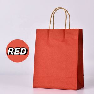 <b>White</b> Black Paper <b>Bag</b> Recycled Brown Kraft Paper <b>Bags</b> With Handle Custom Kraft Paper Shopping <b>Bag</b> With Your Own Logo - Product Image 3