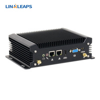 Mini PC Industrial Sin Ventilador Linkleaps Intel Core Ultra 5 125U Ultra 7 155U, Doble LAN GbE Integrada, 2 RS232, 64 GB de RAM, SSD M.2