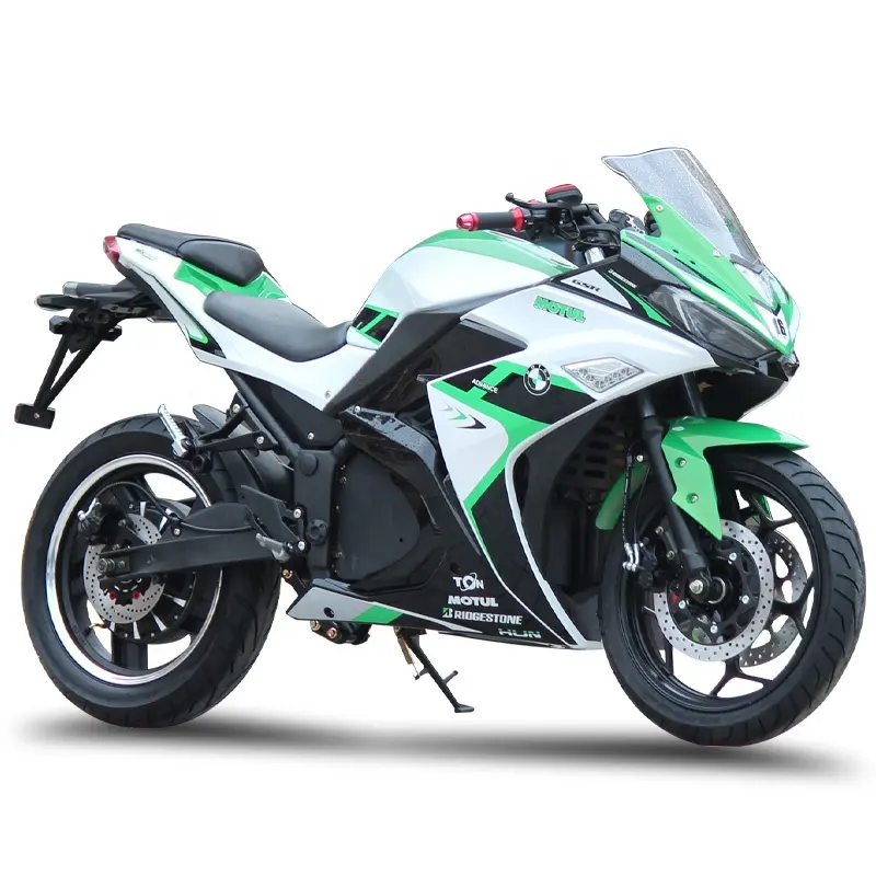 Freno de disco delantero y trasero 2000W motocicleta eléctrica de alta velocidad rueda de aleación de aluminio Scooter Eléctrico para adultos