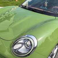 Vinilo Adhesivo para Automóviles, Color Verde Cristal, PVC, 1.52m X 18m, Venta al Por Mayor de Fábrica