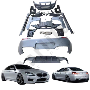 F06 m6 Style PP Matériau Pare-chocs avant Pare-chocs arrière pour <span class=keywords><strong>BMW</strong></span> SÉRIE 6 F06 Kit carrosserie 4 portes avec garde-boue de calandre de pare-chocs - Product Image 5