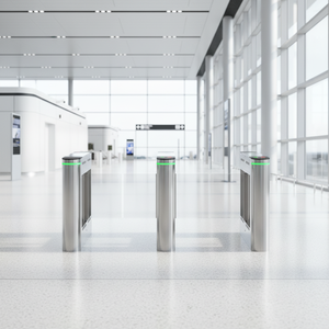Biometric Swing Barrier Turnstile <strong>Fingerprint</strong>, QR, And Face ID <strong>Access</strong> <strong>Control</strong> <strong>Access</strong> <strong>Control</strong> Swing Turnstile - Product Image 5