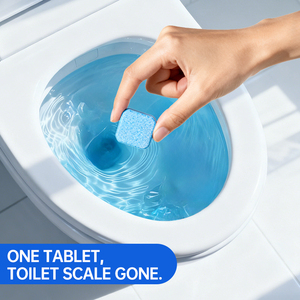 Fabrika Kalitesi Tuvalet Temizleme Efervesan Tabletleri Güçlü Şiddetli Tuvalet Lekeleri Çıkarır - Product Image 3