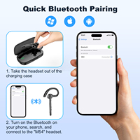 Écouteurs sans fil mains libres New Bee pour Android/iOS avec réduction de bruit pour appels téléphoniques – Vente en gros