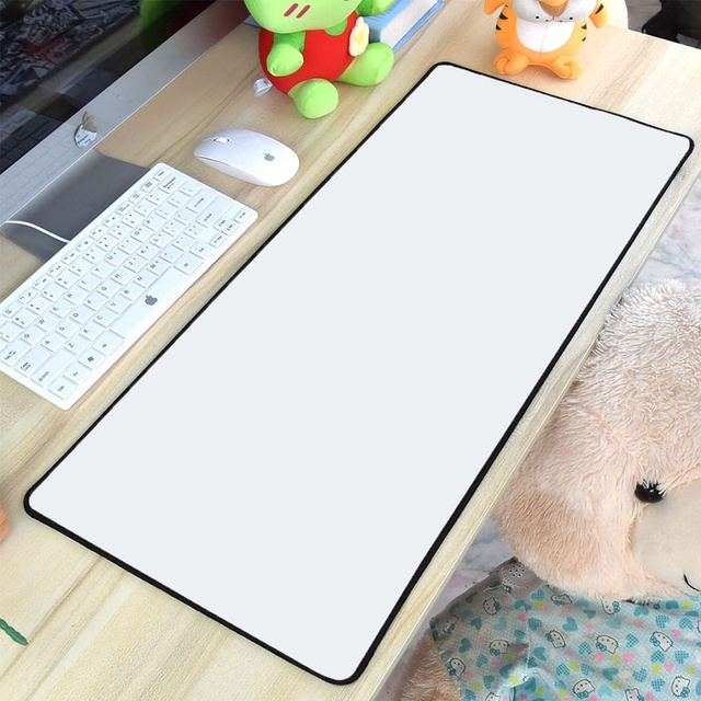 Extra Large Long XL XXL White Blank Sublimation Rubber Play Desk Gaming Mats