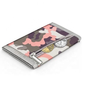 Ví Vải Polyester Tùy Chỉnh Ví Gấp Ba Ngụy Trang Gấp Ba Cho Nam Nữ - Product Image 4