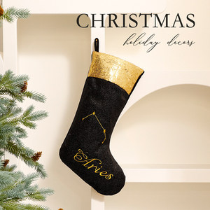 Yuefu - Grandes Bolsas de Regalo Navideñas de Tela con Diseño de Papá Noel <span class=keywords><strong>y</strong></span> Árbol, Adornos Colgantes Decorativos - Product Image 5