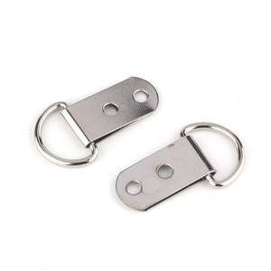 Stainless Steel Two Hole Hanging <b>Ring</b> For Picture Frames Photo Walls <b>Cross</b> Stitch Hooks - Product Image 2
