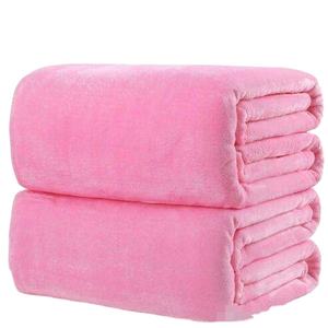 Mantas cálidas de lana de franela de 50x70cm, mantas suaves sólidas, <span class=keywords><strong>colcha</strong></span> sólida, manta de felpa para invierno y <span class=keywords><strong>verano</strong></span> para cama y sofá - Product Image 1