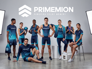 Sudadera Deportiva Primemion para Condiciones Extremas, Diseño Estampado con Degradado de Ceniza Volcánica, Logotipo de Flecha Frontal, Spandex/Poliéster - Product Image 3