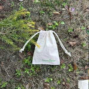 Hot Sale OEM Muslin Cotton Drawstring <b>Packaging</b> <b>Bag</b> Canvas Gift <b>Bag</b> With Double Strings - Product Image 2