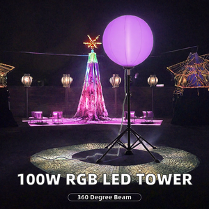 ไฟบอลลูนแบบพกพา RGBCCT ขายดี พร้อมขาตั้งกล้อง หมุนได้ 360 องศา สำหรับงานกลางแจ้ง ในร่ม งานอีเว้นท์ ปาร์ตี้ นิทรรศการ และแคมป์ปิ้ง - Product Image 2