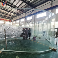 Leyu Factory Direkt verkauf Große Acryl Aquarium Blätter Kunststoff Zylinderform direkt vom Hersteller