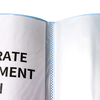 Classeurs de présentation en plastique PP de haute qualité pour documents A4 (21,6 x 27,9 cm) avec 30 pages – Vente en gros