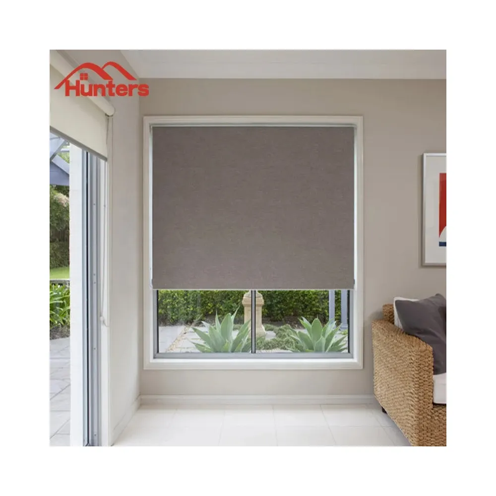 Chain retractable Waterproof blackout window roller shades