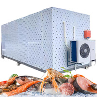 Chambre froide de petite taille Prix 0 ℃ à -35 ℃   Chambre froide réfrigérée pour viande et fruits de mer
