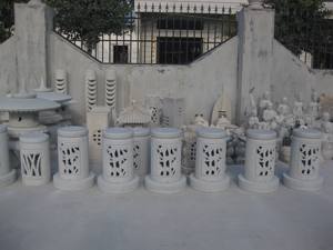 Escultura blanca para tallado a mano <span class=keywords><strong>de</strong></span> camino japonés, piedra ligera, granito, Roca, Kasuga, linterna gris, escultura para decoración <span class=keywords><strong>de</strong></span> jardín, patio, aire libre - Product Image 6