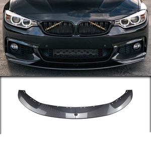 Lèvre de pare-chocs avant en plastique aspect carbone de style MP pour <span class=keywords><strong>BMW</strong></span> Série 4 F32 F36 425i 430i 2013-2020 - Product Image 1