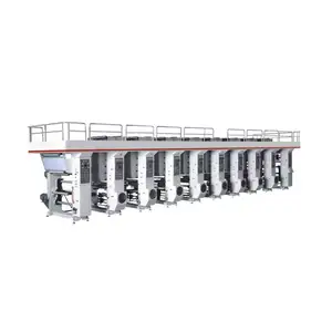 Máquina de impresión Roto Gavure de alta calidad, 4/6 /8 colores, para papel, PVC, Nolon, película BOPP