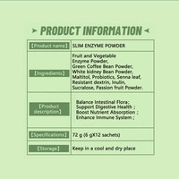 Poudre de Jus Enzymatique Minceur OEM – Coupe-Faim, Stimule le Métabolisme, Brûle les Graisses, Fibres Alimentaires, Complément Minceur