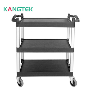 โรงงานคังเทค ขายส่ง รถเข็นอเนกประสงค์สามชั้น พร้อมล้อเลื่อนปรับได้ เหมาะสำหรับโรงพยาบาล - Product Image 3