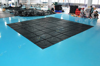 Bâche en PVC noire de 18 oz Bâche en acier pour machines à usage intensif