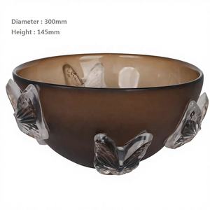 Bol à fleurs en verre artisanal de style méditerranéen, écologique et durable, idéal pour la table, vente en gros populaire - Product Image 2