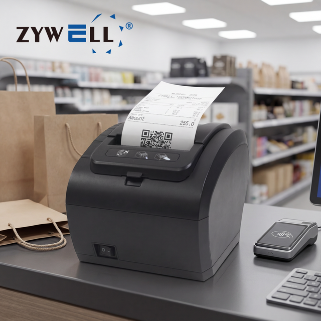 POS Thermal Printer 80mm Tablet Pos Machine ZY307 Impresora Receipt Ticket Printer