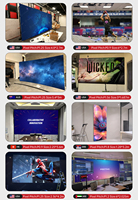 Layar LED Mikro Seri Canbest DM P0.7 P0.9 P1.2 P1.5 Panel Video Wall LED HD 8K Tanpa Sambungan untuk Ruang Kontrol