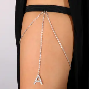 Sexy Body Chain Insect Butterfly Leg Chain Beach Style Metal Multilayer  Thigh Chain Jewelry for Women