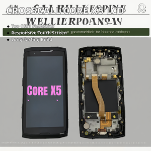 Display LCD di Ricambio per Telefono Cellulare Crosscall Core X5 con Touch Screen e Cornice <span class=keywords><strong>Ercan</strong></span>, Garanzia di 1 Anno - Colore Nero - Product Image 2
