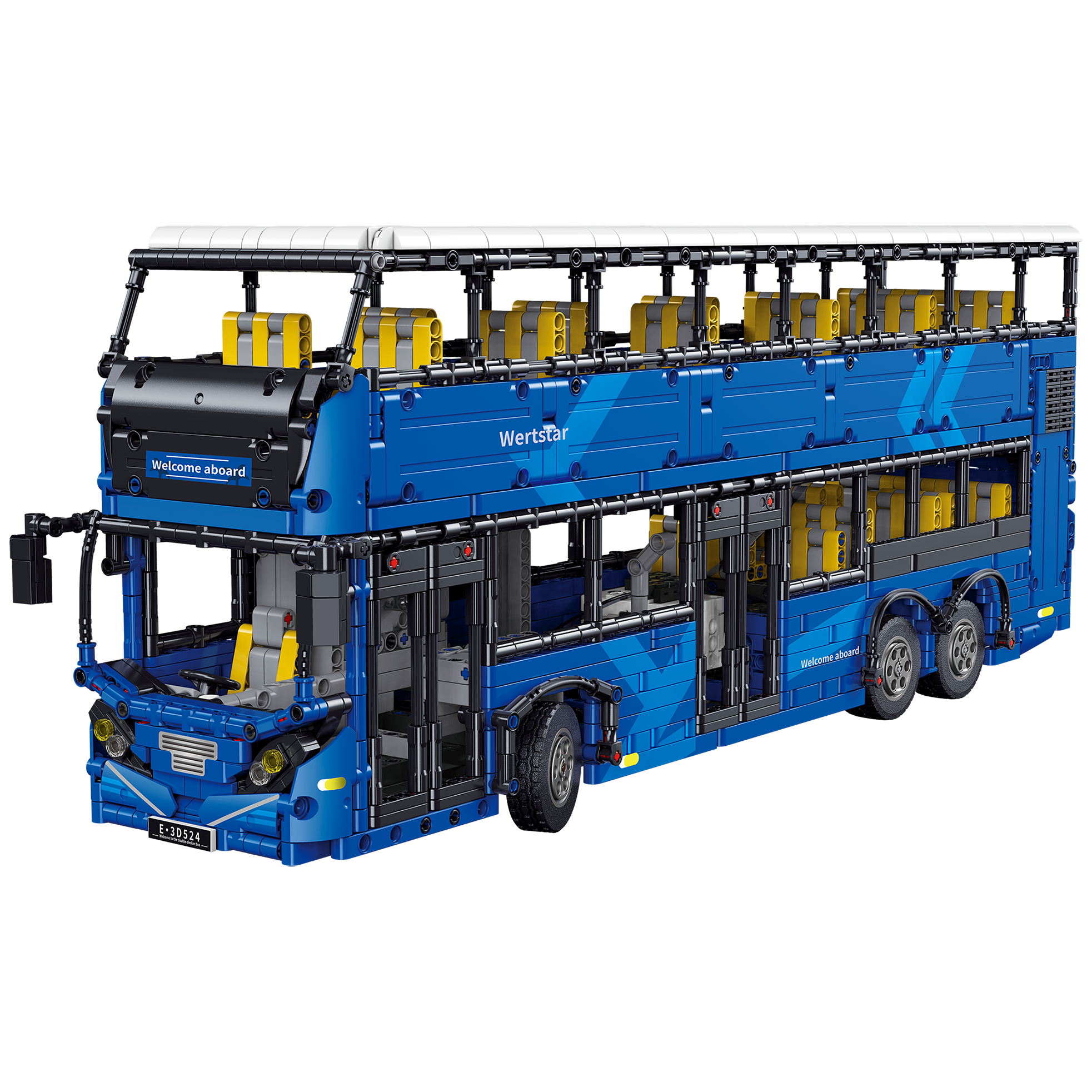 Shop Online Model Double Decker Bus Plastic Material, Educational