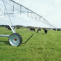 Système d'irrigation à pivot central doublé de polyéthylène à coût le plus bas en 2024 pour les grandes exploitations agricoles avec des performances élevées