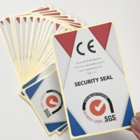 Certificat CE, autocollant de sécurité anti-contrefaçon VOID argenté, étiquette de garantie personnalisée, vérification
