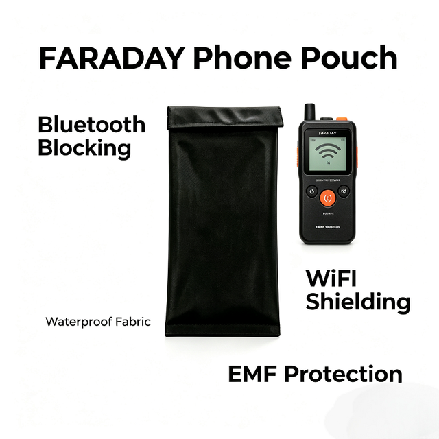 RFID Blocking Phone  Pouch Neat and Gentle Bag for Daily Use