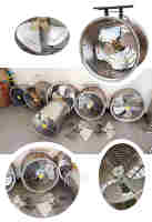Ventilateur de circulation d'air pour serre, souffleur suspendu au plafond en acier inoxydable, débit horizontal de 3200-12000 m³/h pour la ventilation des tunnels