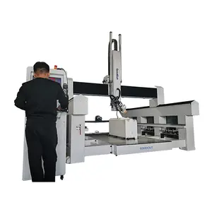 GoodCut hochwertige 4-Achsen-1325, CNC-Router, ATC, 3D-Schwingkopf, CNC-Routermaschine für Form-Schaum-EPS-Holzbearbeitung zu einem guten Preis