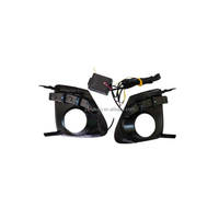 Kit de carrocería Modificación de circulación diurna LED luces antiniebla delanteras cubierta de lámpara para Corolla 2011 2012 2013 accesorios de coche