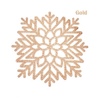 Ychon flocons de neige tapis de table en PVC antidérapant imperméable à l'huile compagnon de table lavable napperon lavable pour tapis de décoration de mariage